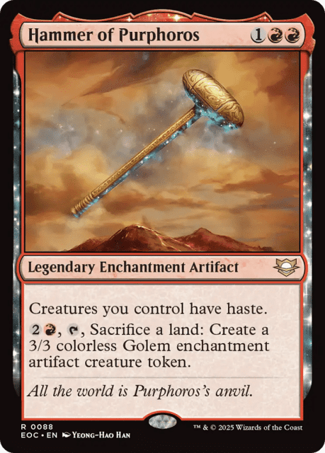Hammer of Purphoros (88) — Edge of Eternities Commander