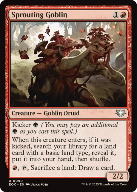Sprouting Goblin (90) — Edge of Eternities Commander