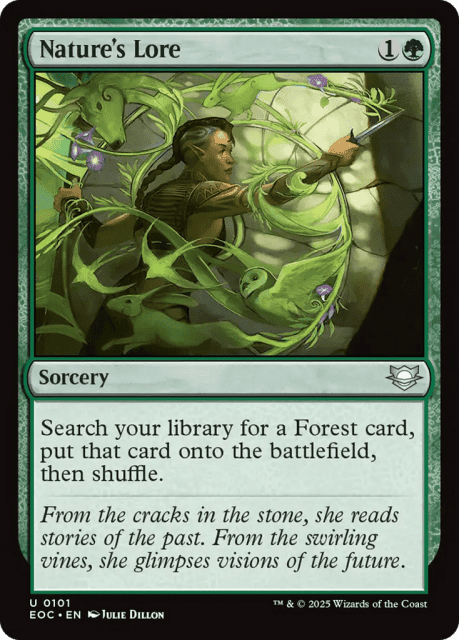 Nature's Lore (101) — Edge of Eternities Commander