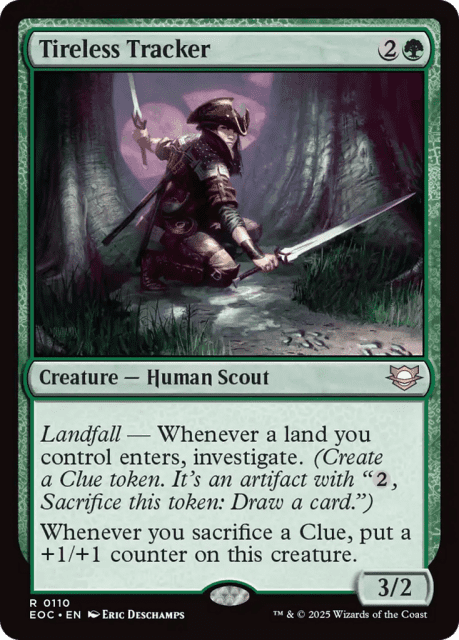 Tireless Tracker (110) — Edge of Eternities Commander
