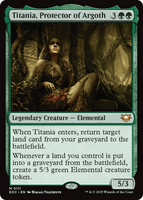 Titania, Protector of Argoth (111) — Edge of Eternities Commander