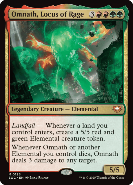 Omnath, Locus of Rage (123) — Edge of Eternities Commander