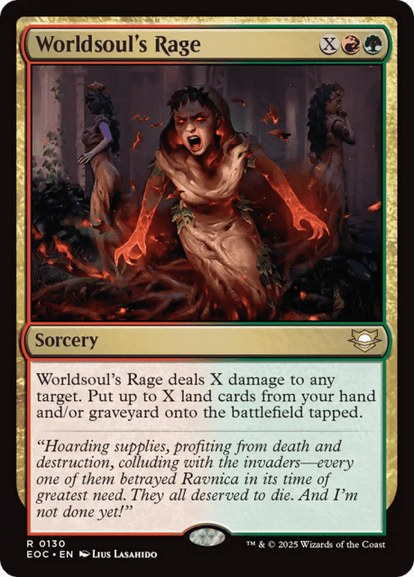 Worldsoul's Rage (130) — Edge of Eternities Commander