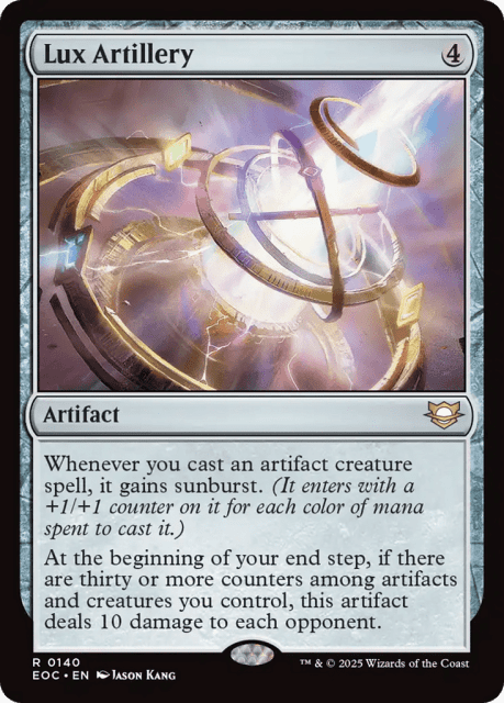 Lux Artillery (140) — Edge of Eternities Commander