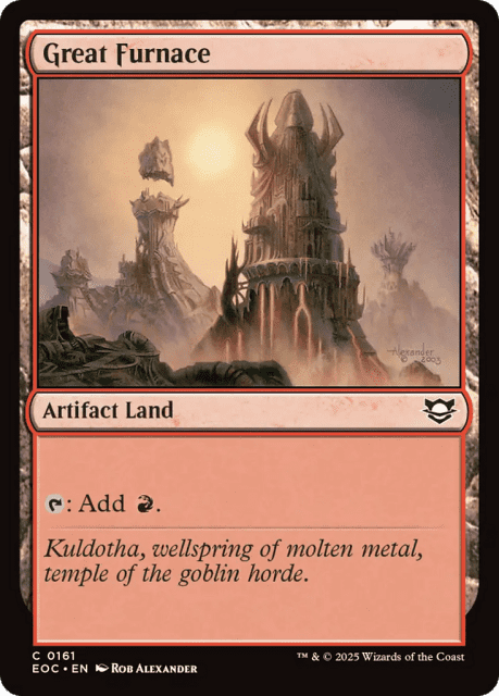 Great Furnace (161) — Edge of Eternities Commander