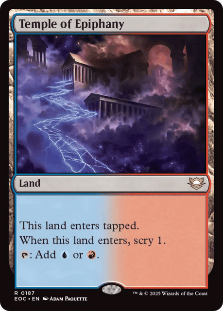 Temple of Epiphany (187) — Edge of Eternities Commander