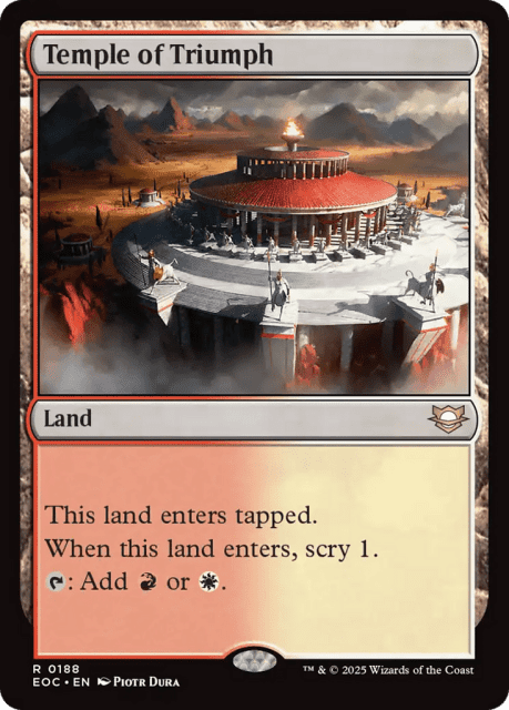 Temple of Triumph (188) — Edge of Eternities Commander