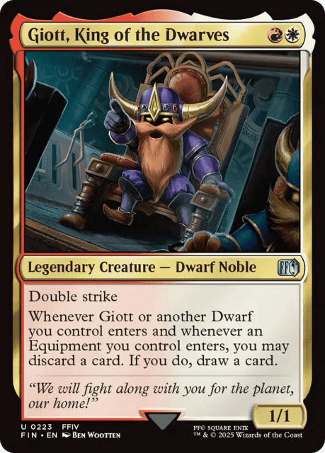 Giott, King of the Dwarves (223) — Final Fantasy