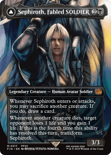 Sephiroth, Fabled SOLDIER // Sephiroth, One-Winged Angel (317) — Final Fantasy