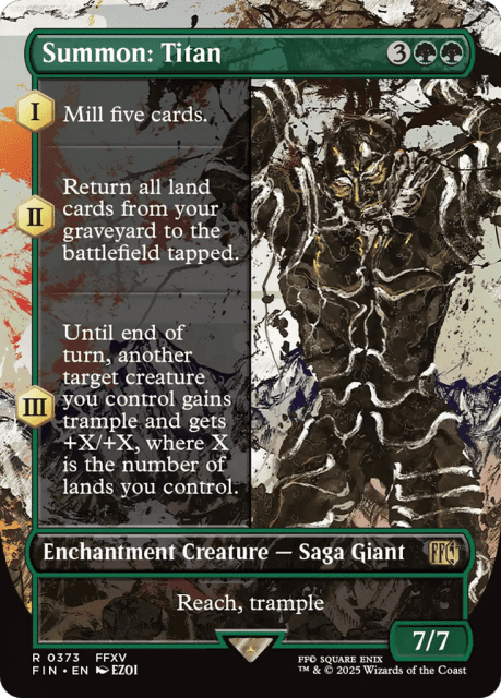 Summon: Titan (373) — Final Fantasy