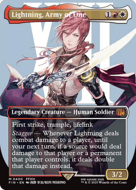 Lightning, Army of One (400) — Final Fantasy