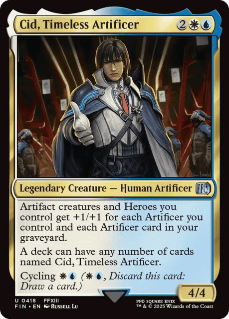Cid, Timeless Artificer (418) — Final Fantasy