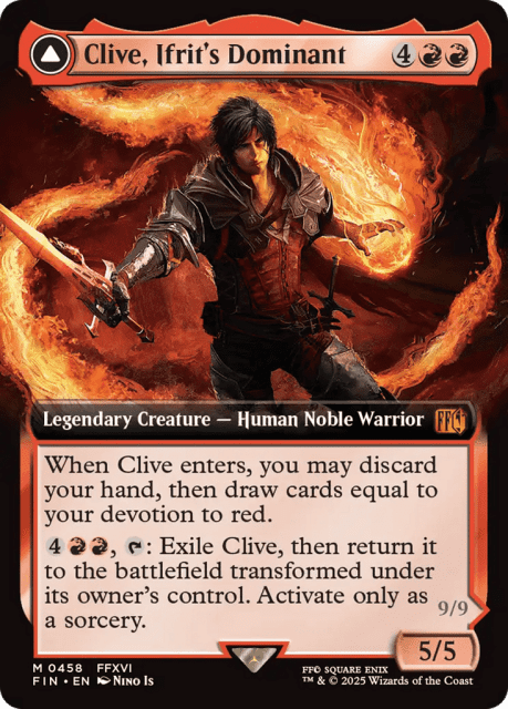 Clive, Ifrit's Dominant // Ifrit, Warden of Inferno (458) — Final Fantasy