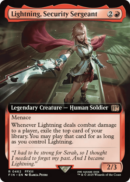 Lightning, Security Sergeant (462) — Final Fantasy