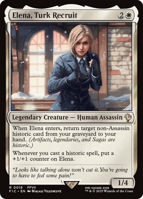 Elena, Turk Recruit (18) — Final Fantasy Commander