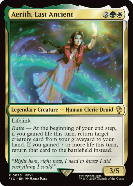 Aerith, Last Ancient (76) — Final Fantasy Commander