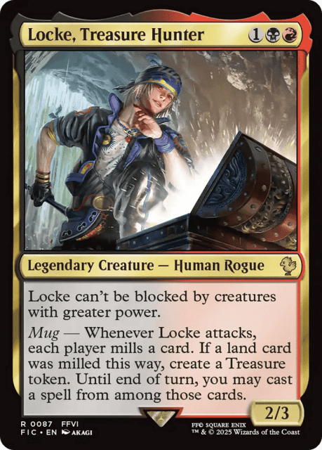 Locke, Treasure Hunter (87) — Final Fantasy Commander