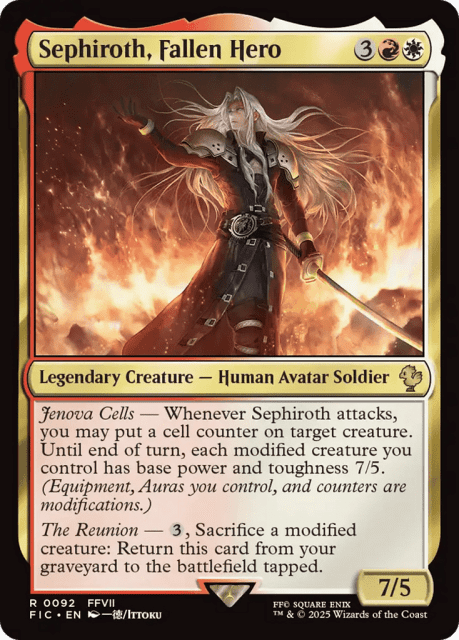 Sephiroth, Fallen Hero (92) — Final Fantasy Commander