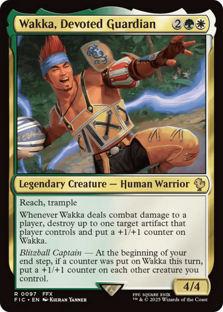 Wakka, Devoted Guardian (97) — Final Fantasy Commander