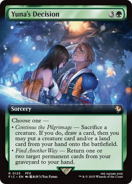 Yuna's Decision (125) — Final Fantasy Commander