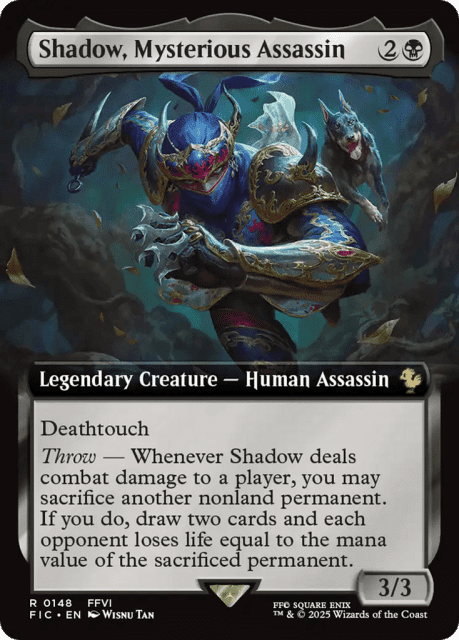 Shadow, Mysterious Assassin (148) — Final Fantasy Commander