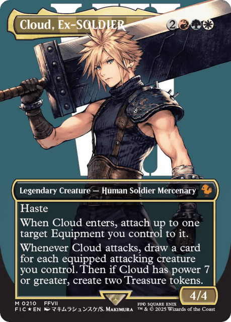 Cloud, Ex-SOLDIER (210) — Final Fantasy Commander