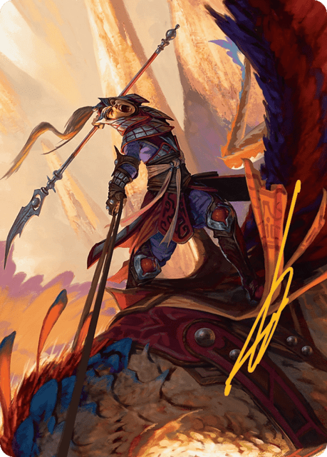 Dragonback Lancer (3) — Tarkir: Dragonstom Art Series