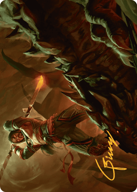Sarkhan's Resolve (18) — Tarkir: Dragonstom Art Series