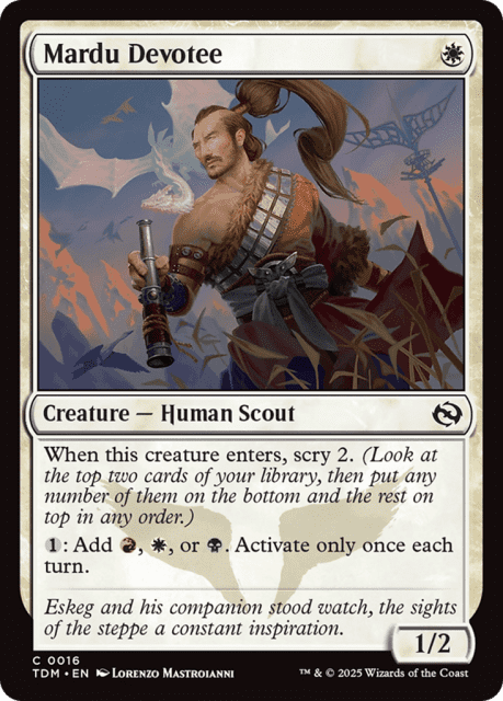 Mardu Devotee (16) — Tarkir: Dragonstorm