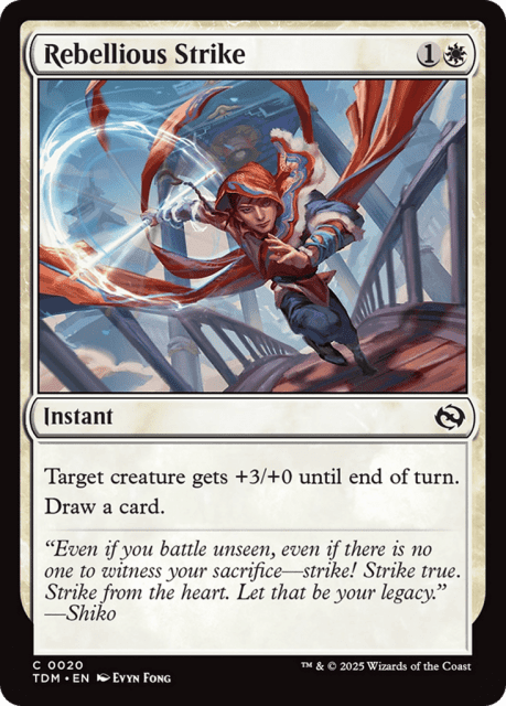 Rebellious Strike (20) — Tarkir: Dragonstorm
