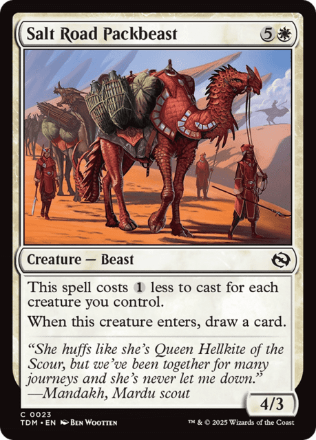 Salt Road Packbeast (23) — Tarkir: Dragonstorm