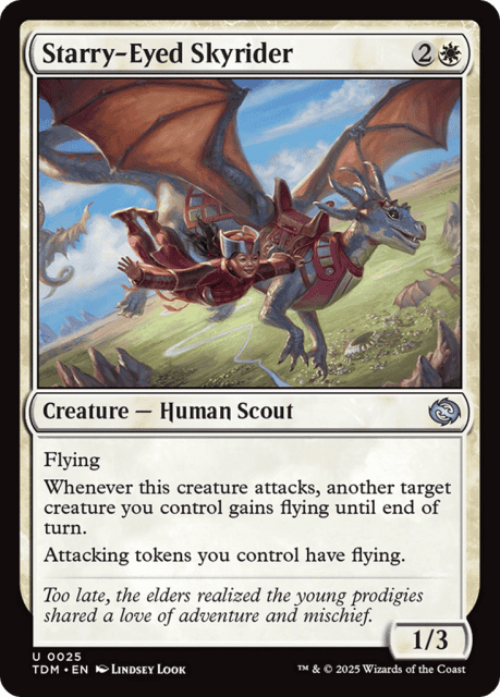 Starry-Eyed Skyrider (25) — Tarkir: Dragonstorm