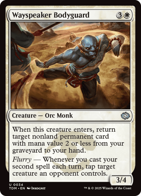 Wayspeaker Bodyguard (34) — Tarkir: Dragonstorm