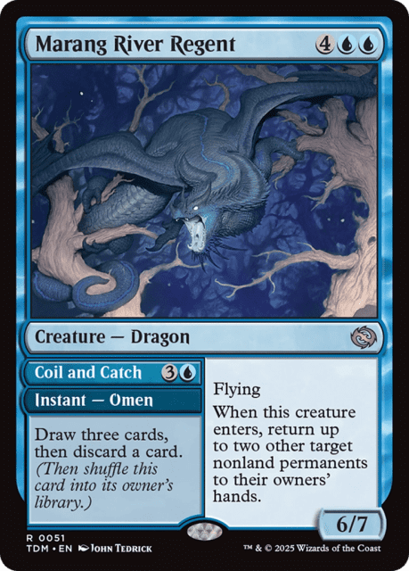 Marang River Regent // Coil and Catch (51) — Tarkir: Dragonstorm