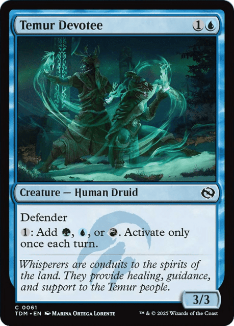 Temur Devotee (61) — Tarkir: Dragonstorm