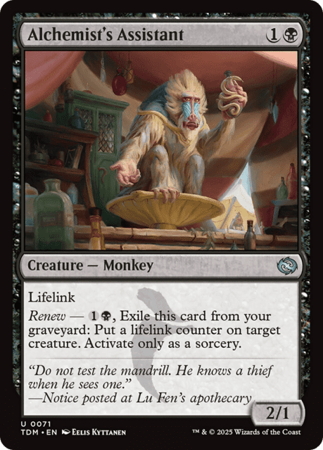 Alchemist's Assistant (71) — Tarkir: Dragonstorm