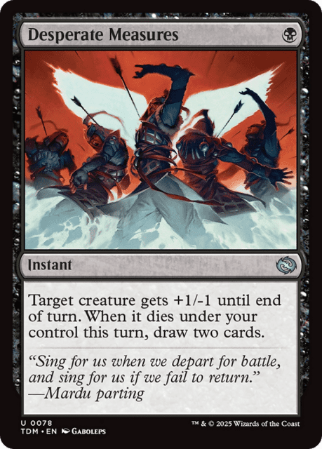 Desperate Measures (78) — Tarkir: Dragonstorm