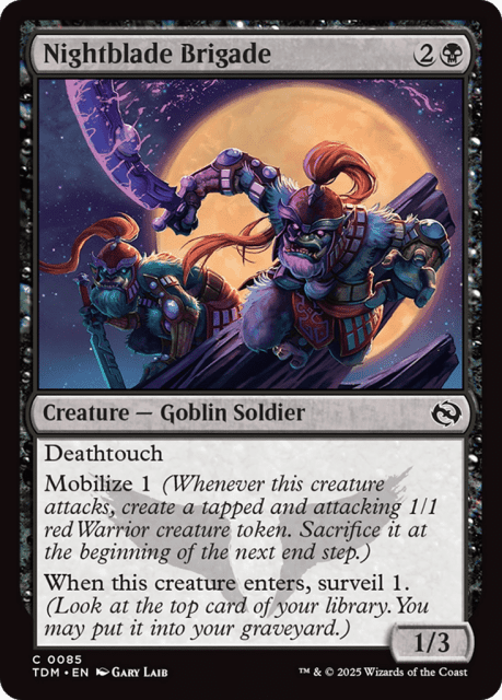 Nightblade Brigade (85) — Tarkir: Dragonstorm