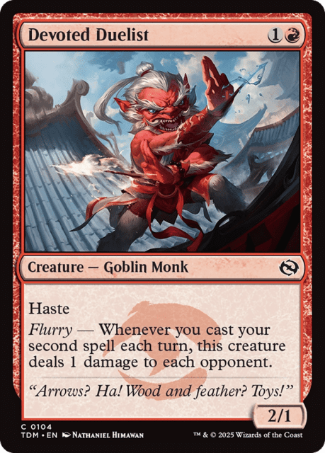 Devoted Duelist (104) — Tarkir: Dragonstorm