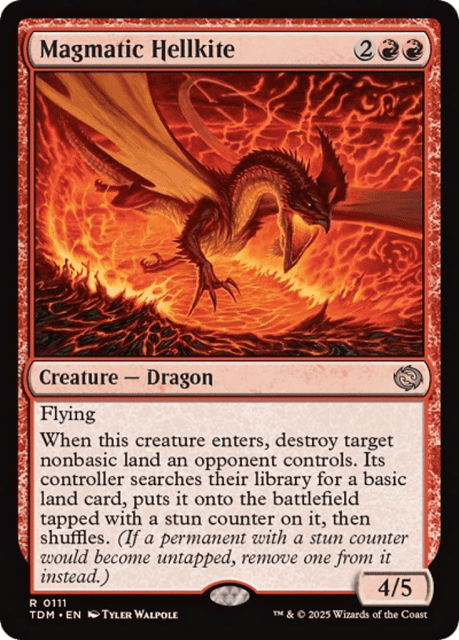 Magmatic Hellkite (111) — Tarkir: Dragonstorm