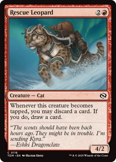 Rescue Leopard (116) — Tarkir: Dragonstorm