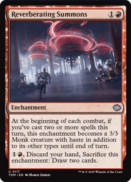 Reverberating Summons (117) — Tarkir: Dragonstorm
