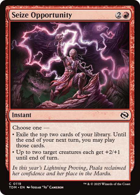 Seize Opportunity (119) — Tarkir: Dragonstorm