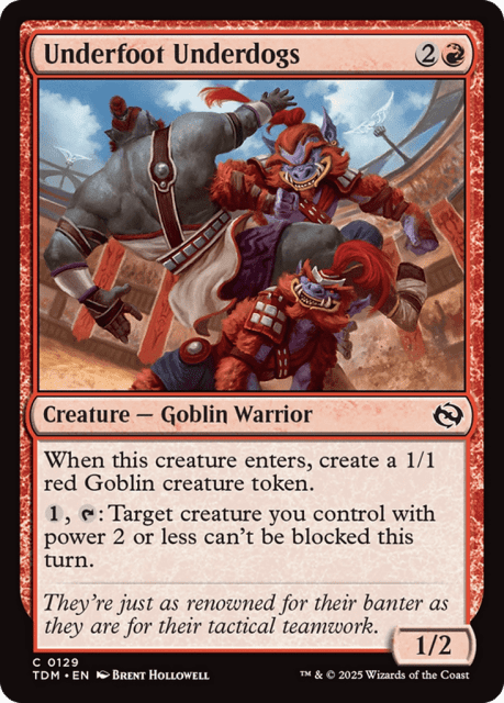 Underfoot Underdogs (129) — Tarkir: Dragonstorm
