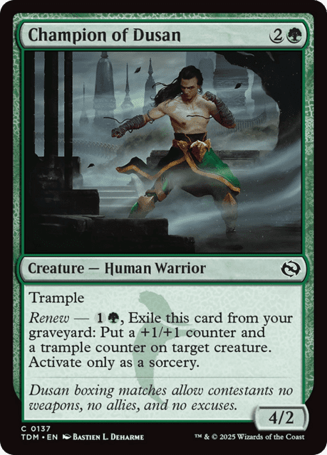 Champion of Dusan (137) — Tarkir: Dragonstorm