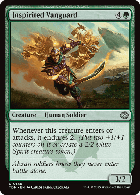 Inspirited Vanguard (146) — Tarkir: Dragonstorm