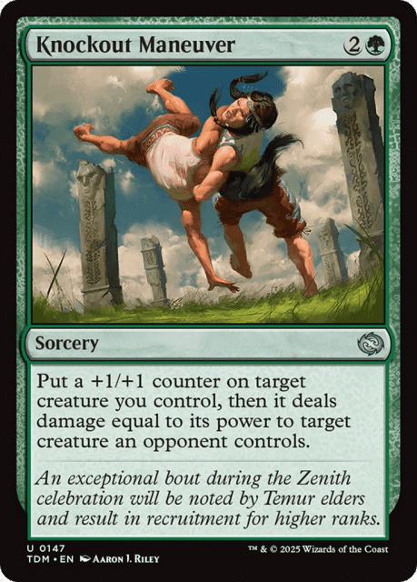 Knockout Maneuver (147) — Tarkir: Dragonstorm