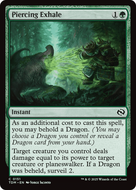 Piercing Exhale (151) — Tarkir: Dragonstorm
