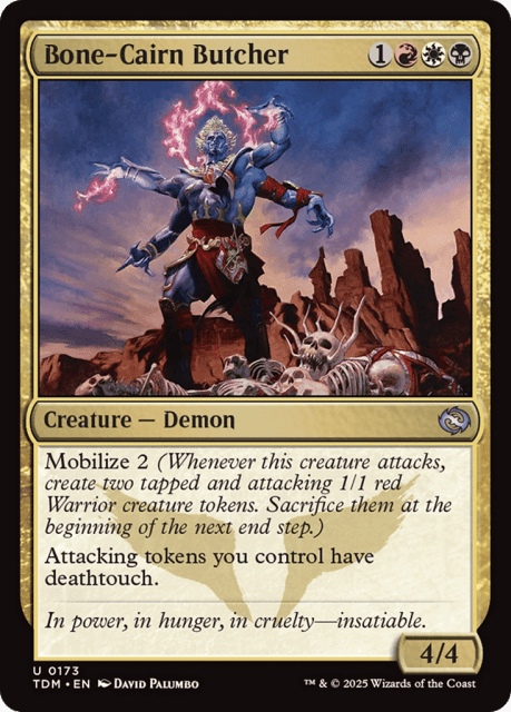 Bone-Cairn Butcher (173) — Tarkir: Dragonstorm