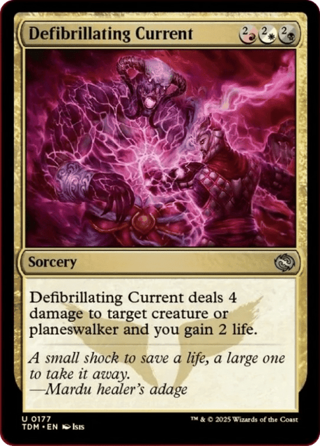 Defibrillating Current (177) — Tarkir: Dragonstorm